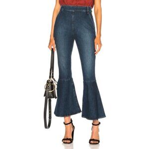 Frame Denim Women's Flounce Flare Side Zip Jeans